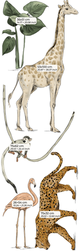 Wall Decal Set - Jungle Jazz