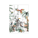 Mini poster A5 - Jungle Tonal Annet Weelink Design
