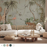 Wallpaper Sample - Jungle Jazz Annet Weelink Design