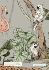 Wallpaper Sample - Jungle Jazz Annet Weelink Design