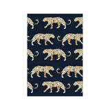 Mini poster A5 - Leopard Navy Annet Weelink Design