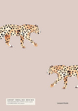 Leopard Wallpaper - Leopard Annet Weelink Design