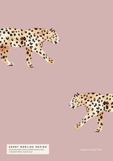 Wallpaper Sample - Leopard Annet Weelink Design