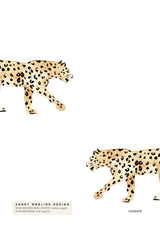 Leopard Wallpaper - Leopard Annet Weelink Design