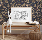 Behang Sample - Lola Leaves