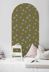 Calcomanía de papel tapiz Papel pintado en forma de arco - Love Drop