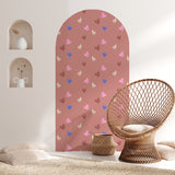 Calcomanía de papel tapiz Papel pintado en forma de arco - Love Drop