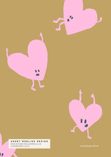 Behang Sample - Love Drop