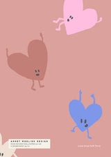 Behang Sample - Love Drop