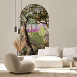 Peel and Stick Arch Wallpaper Decal - luminous tropics