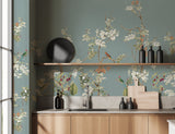 Floral Wallpaper - Lush Eden Annet Weelink Design