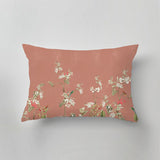 Designer pillow with vibrant print, perfect for outdoor decor