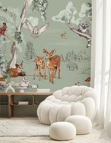 Dieren Behang - Magical Forest