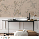 Gold Wallpaper Sample - Marly Marble Annet Weelink Design