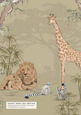 Behang Sample - Safari Mooz