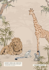 Behang Sample - Safari Mooz