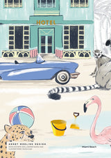 Jungle Behang - Miami Beach