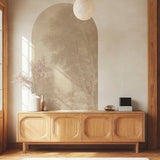 Peel and Stick Arch Wallpaper Decal - misty dreamwood