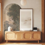 Peel and Stick Arch Wallpaper Decal - misty dreamwood