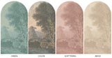 Peel and Stick Arch Wallpaper Decal - misty dreamwood
