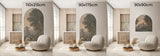 Peel and Stick Arch Wallpaper Decal - misty dreamwood