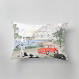 Soft decorative cushion made in the Netherlands from Spanish fabric