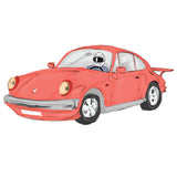 Autocollant mural séparé - Monaco voiture