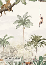 Carta da parati Jungle - Monkey Paradise