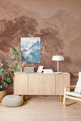 Landschap Behang - Mountain Peaks