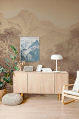 Landschap Behang - Mountain Peaks