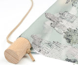 Textile Poster - CENTRAL PARK Mint Annet Weelink Design