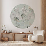 Pegatina de pared redonda - Central Park