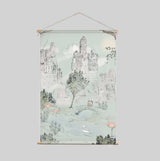 Textile Poster - CENTRAL PARK Mint Annet Weelink Design