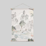 Textile Poster - CENTRAL PARK Off white Annet Weelink Design