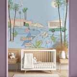 Tropisch Behang - Palm Springs