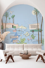 Tropisch Behang - Palm Springs