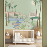 Tropisch Behang - Palm Springs