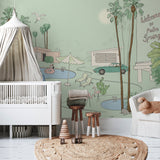 Tropisch Behang - Palm Springs