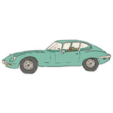 Single Wall Decal - Palm Spring Car Annet Weelink Design