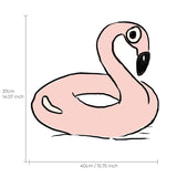 Single Wall Decal - Palm Spring Flamingo Annet Weelink Design