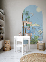 Peel and stick Arch Wallpaper Decal - Palm Springs Annet Weelink Design
