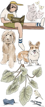 Wall Decal Set - Pet's Picnic