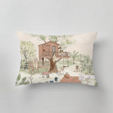 Soft decorative cushion made in the Netherlands from Spanish fabric