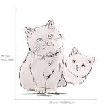 Single Wall Decal - Pet's Picnic Cat