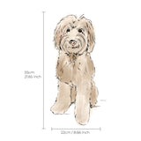 Single Wall Decal - Pet's Picnic Dog Annet Weelink Design
