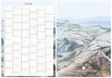 Jaarplanner 2026 - Crystal Haze Blue