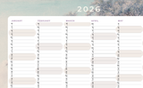 Jaarplanner 2026 - Dutch Master Blue