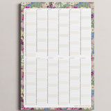 Jahresplaner 2027 - Flower Field Mint