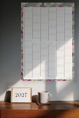 Jahresplaner 2027 - Flower Field Mint