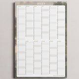 Jaarplanner 2027 - Misty Dreamwood Kleur